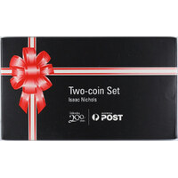 2009 Silver 1oz & 1 Proof 2 Coin Set Isaac Nicholas