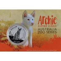 2017 Silver 1 Dollar Coin Australia Zoo - Archie