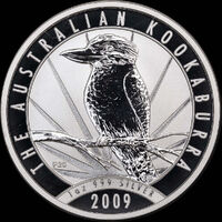 2009 Silver 1oz Unc Coin Kookaburra