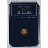 2021 Gold 2 Dollar Mini Money Coin Koala