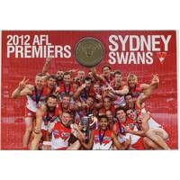 2012 One Dollar Coin Uncirculated Sydney Swans AFL Premiership