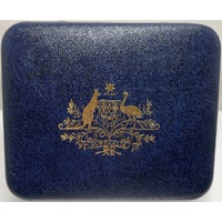 Royal Australian Mint Canberra Gilt Bronze Medallion ca 1977 - 1981 In Presentation Case