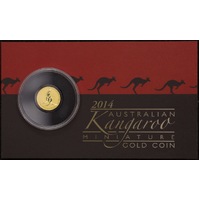 2014 Gold Half Gram Coin Mini Kangaroo