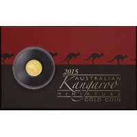 2015 Gold Half Gram  Coin Mini Kangaroo