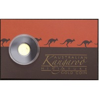 2019 Gold Half Gram Coin Mini Kangaroo
