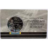2015 50c Coin Coloured Uncirculated Australia At War - Empire Air Training Scheme