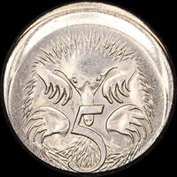 2000 5 Cent 2.40mm Offstrike Error Choice Uncirculated