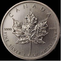Canada 2011 Silver 5 Dollar 1oz Maple Leaf Uncirculated 
