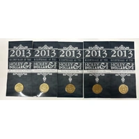 2013 Five Coin Counterstamp Set Bicentenary of the Holey Dollar