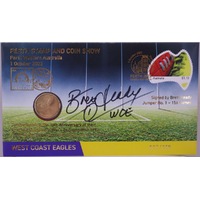 2022 $1 PNC West Coast Eagles Perth Stamp and Coin Show Gold Overprint