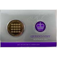 2011 5 Dollar Uncirculated Coin Queen's Visit