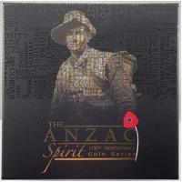 2014 Silver Half Ounce Proof Coin ANZAC Spirit 100th Anniversary - First Convoy