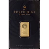 Perth Mint Fine Gold 10 Gram Minted Ingot