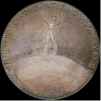 1969 Silver Medallion Paul Vincze Apollo 11 