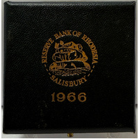 Rhodesia 1966 Gold Proof 10 Shillings KM# 5 In Presentation Case