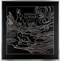 2023 Silver Lunar 1oz Proof Coin Series 3 - Rabbit