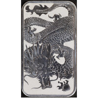 2022 Silver 1oz Rectangular Bullion Coin Rectangular Dragon