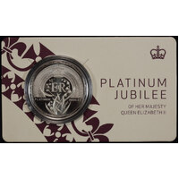 2022 50 Cent Uncirculated Coin QEII Platinum Jubilee