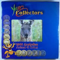 2008 1 Dollar 12 Coin Set Young Collectors - Animals