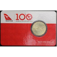 2020 1 Dollar Unc Coin 100 Years of Qantas