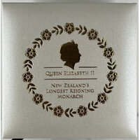 New Zealand 2015 Silver 1 Dollar Proof QEII - Longest Reigning Monarch