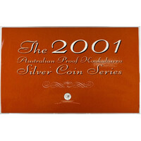 2001 Silver Proof Two Coin Set (2oz 1oz) Kookaburra 