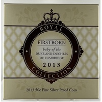2013 Silver 50c Proof Coin Firstborn Baby