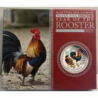 2017 Silver 1oz Coloured Coin Year of the Rooster