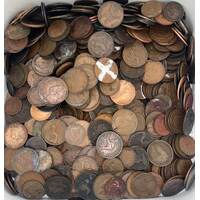 Bulk Lot of 3kg in Commonwealth Copper Coins