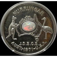 1971 Silver Medallion Joint Defense Facility Nurrungar