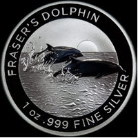 2021 Silver 1oz Uncirculated Coin Fraser's Dolphin