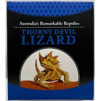 Tuvalu 2014 Silver 1 Ounce Coin Thorny Devil Lizard