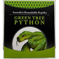 Tuvalu 2018 Silver 1 Ounce Proof Coin Green Tree Python