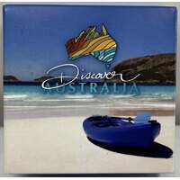 2012 Silver 1oz Proof Coin Discover Australia Goanna