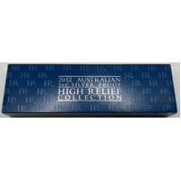 2012 1oz Silver 4 Coin Proof Set High Relief Collection