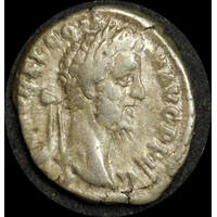 Ancient Rome (Imperial) 177-192AD Commodus Silver Denarius RIC III 259a Fine