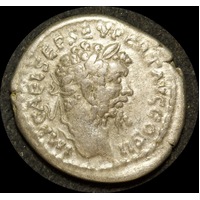 Ancient Rome (Imperial) 193-211AD Septimius Severus Silver Denarius RIC IV 368 Very Fine