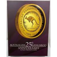 2014 Gold 2oz High Relief Proof Coin - Australian Kangaroo 25th Anniversary