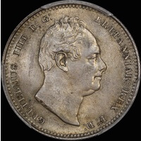 1836 Silver Shilling William IV S#3848 PCGS MS63+