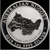 2019 Silver Welcome Stranger Australian Nugget Coin 