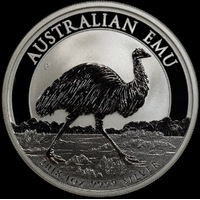 2018 Silver 1oz Coin Australian Emu