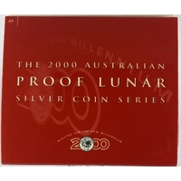 2000 Silver Lunar One Ounce Proof Coin Dragon