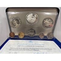 Barbados 1974 Proof Coin Set 