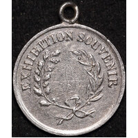 Coolgardie International Exhibition Medallette in Silver 1899 by Stokes