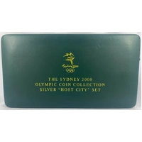 Sydney 2000 Olympic Silver 3 Coin Set Host City