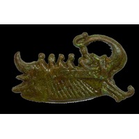 Ancient Rome C. 2nd Century AD Bronze Galley Fibula Type I