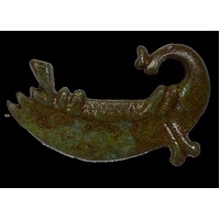 Ancient Rome C. 2nd Century AD Bronze Galley Fibula Type II