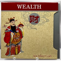 2009 Silver 1oz Coloured Rectangular Coin Wealth