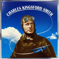 Tuvalu 2010 Silver 1 Dollar Proof Coin Sir Charles Kingsford Smith