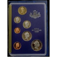 Australia 1987 Proof Coin Set Damaged Packaging
